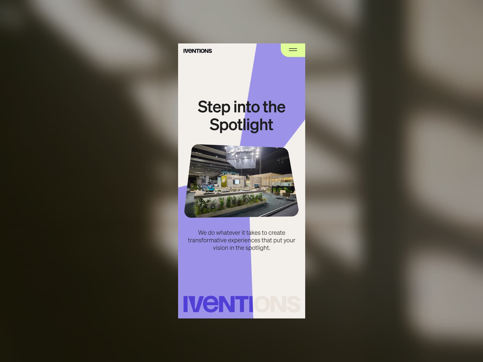 Responsive mobile layout