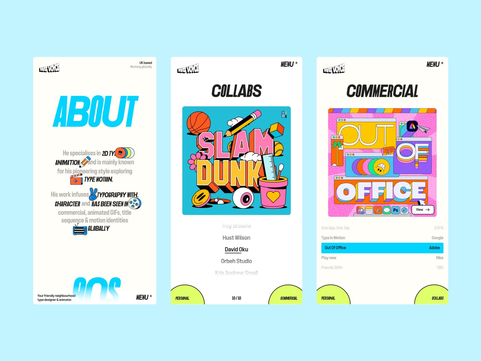 Responsive mobile layout