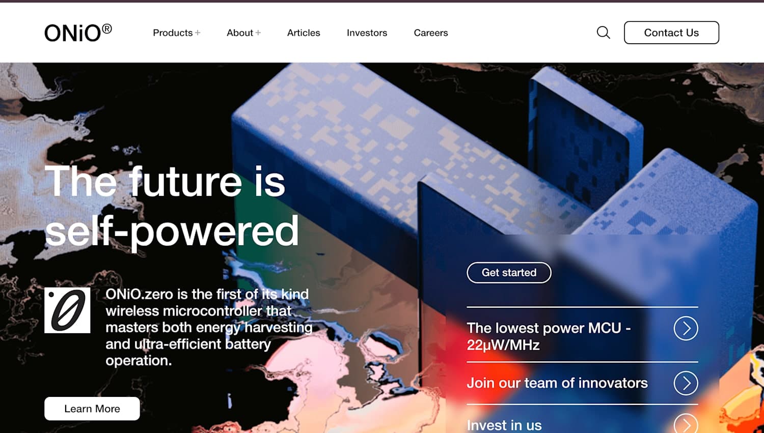 Interface in motion